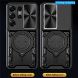 Husa pentru Samsung Galaxy S26 Ultra, Techsuit CamGuard Pro, albastru