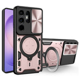 Husa pentru Samsung Galaxy S26 Ultra, Techsuit CamGuard Pro, roz auriu