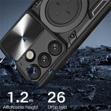 Husa pentru Samsung Galaxy S26 Plus, Techsuit CamGuard Pro, roz auriu