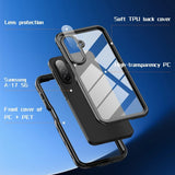 Husa pentru Samsung Galaxy A17 5G, ShellBox Waterproof IP68 Case, negru