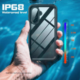 Husa pentru Samsung Galaxy A17 5G, ShellBox Waterproof IP68 Case, negru