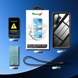 Husa pentru Samsung Galaxy A17 5G, ShellBox Waterproof IP68 Case, negru