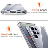 Husa pentru Samsung Galaxy S26 Plus, Techsuit Shockproof Clear Silicone MagSafe, transparenta
