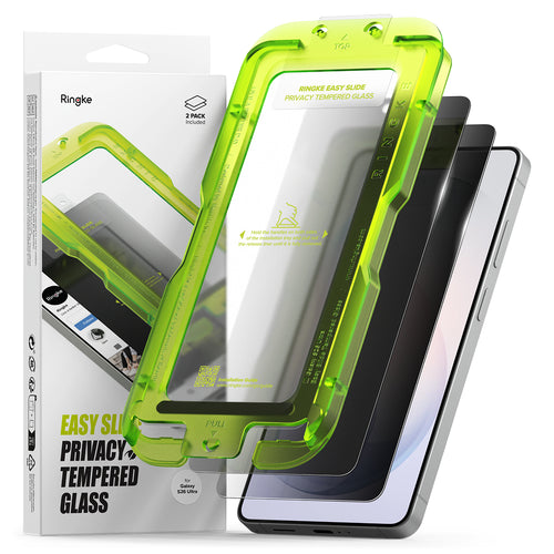 Folie de protectie pentru Samsung Galaxy S26 Ultra, Ringke Easy Slide Tempered Glass (2 pack)