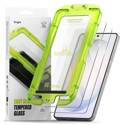 Folie de protectie pentru Samsung Galaxy S26 Ultra, Ringke Easy Slide Tempered Glass (2 pack)