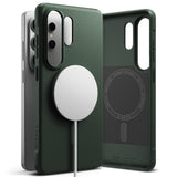 Husa pentru Samsung Galaxy S26 Ultra, Ringke Onyx MagSafe, verde