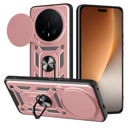 Husa pentru Honor Magic8 Pro, Techsuit CamShield Series, roz