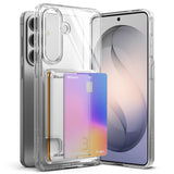 Husa pentru Samsung Galaxy S26 Plus, Ringke Fusion Card, transparenta
