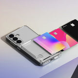 Husa pentru Samsung Galaxy S26 Plus, Ringke Fusion Card, transparenta