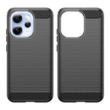 Husa pentru OPPO Reno15 Pro, Techsuit Carbon Silicone, negru