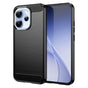 Husa pentru OPPO Reno15 Pro, Techsuit Carbon Silicone, negru