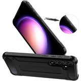Husa pentru Samsung Galaxy S26 Plus, Techsuit Hybrid Armor, negru
