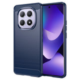 Husa pentru Xiaomi Redmi Note 15 4G, Techsuit Carbon Silicone, albastru