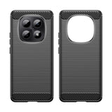 Husa pentru Xiaomi Redmi Note 15 4G, Techsuit Carbon Silicone, albastru