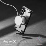 Husa pentru Samsung Galaxy S26 Plus, Ringke Fusion X MagSafe, negru