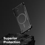 Husa pentru Samsung Galaxy S26 Plus, Ringke Fusion X MagSafe, negru