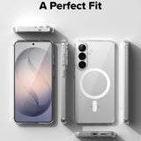 Husa pentru Samsung Galaxy S26, Ringke Fusion MagSafe, transparenta