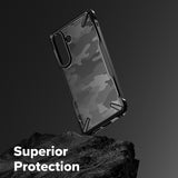 Husa pentru Samsung Galaxy S26 Plus, Ringke Fusion X, camuflaj