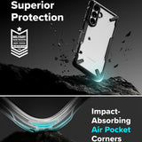 Husa pentru Samsung Galaxy S26 Plus, Ringke Fusion X, negru