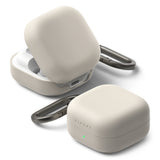 Husa pentru Samsung Galaxy Buds 4 / Buds 4 Pro, Ringke, bej