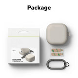 Husa pentru Samsung Galaxy Buds 4 / Buds 4 Pro, Ringke, bej