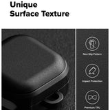 Husa pentru pentru Samsung Galaxy Buds 4 / Buds 4 Pro, Non-Slip Texture, Carabiner Hole, Ringke, negru
