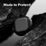 Husa pentru pentru Samsung Galaxy Buds 4 / Buds 4 Pro, Non-Slip Texture, Carabiner Hole, Ringke, negru