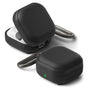 Husa pentru pentru Samsung Galaxy Buds 4 / Buds 4 Pro, Non-Slip Texture, Carabiner Hole, Ringke, negru