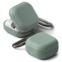 Husa pentru pentru Samsung Galaxy Buds 4 / Buds 4 Pro, Non-Slip Texture, Carabiner Hole, Ringke, verde