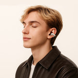 Casti wireless Acefast Aceclip Pro (FA006), OWS Stereo, BT 5.4, Dual-mic ANC, 400mAh, IP55, Type-C, alb