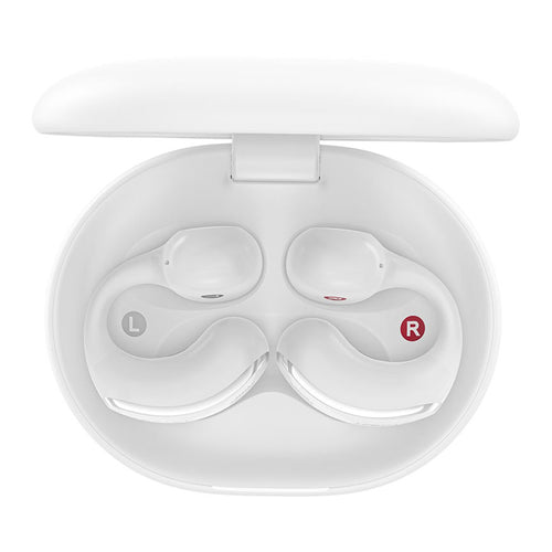 Casti wireless Acefast Aceclip Pro (FA006), OWS Stereo, BT 5.4, Dual-mic ANC, 400mAh, IP55, Type-C, alb
