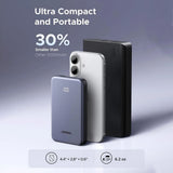 Baterie externa UGREEN PB507 (75131B), Incarcare rapida, Afisaj digital, USB, Type-C, 22.5W, 10000mAh, gri
