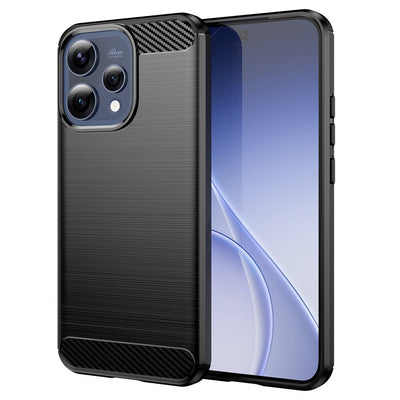 Husa pentru OPPO Reno15, Techsuit Carbon Silicone, negru