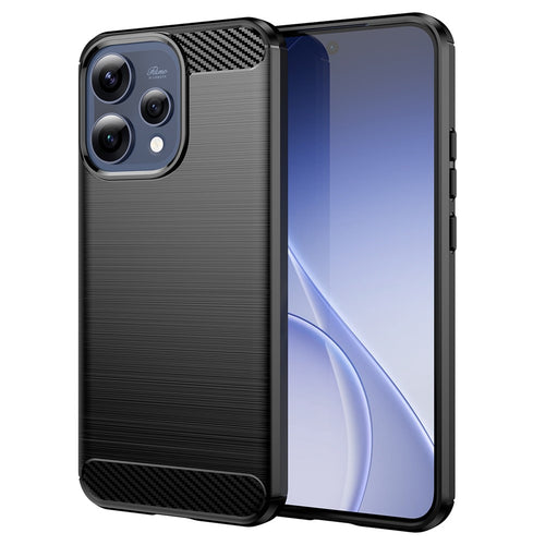 Husa pentru OPPO Reno15, Techsuit Carbon Silicone, negru