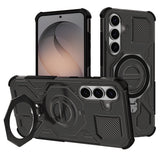 Husa pentru Samsung Galaxy S26, Techsuit Carbon Shield PRO, negru