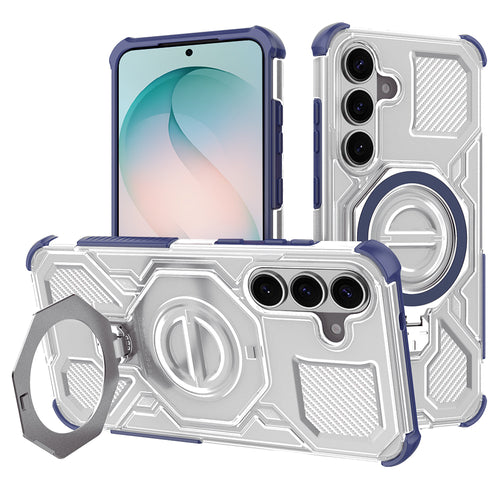 Husa pentru Samsung Galaxy S26 Plus, Techsuit Carbon Shield PRO, albastru