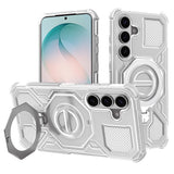 Husa pentru Samsung Galaxy S26 Plus, Techsuit Carbon Shield PRO, alb