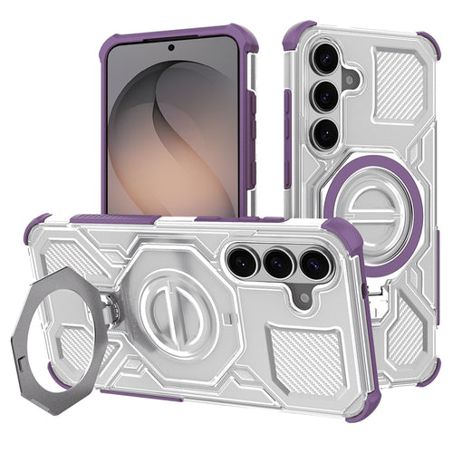 Husa pentru Samsung Galaxy S26, Techsuit Carbon Shield PRO, mov