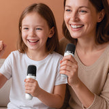 Boxa portabila Yesido Wireless Karaoke Speaker (YSW36), cu 2x Microphones 300mAh, Bluetooth 5.3, TF Card, USB, AUX, 1200mAh, 5W, alb