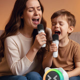 Boxa portabila Yesido Wireless Karaoke Speaker (YSW36), cu 2x Microphones 300mAh, Bluetooth 5.3, TF Card, USB, AUX, 1200mAh, 5W, alb