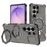 Husa pentru Samsung Galaxy S26 Ultra, Techsuit Carbon Shield PRO, fumuriu