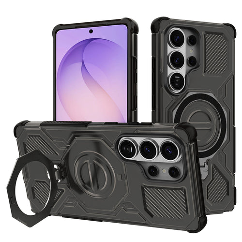 Husa pentru Samsung Galaxy S26 Ultra, Techsuit Carbon Shield PRO, negru