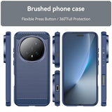 Husa pentru Honor Magic8 Pro, Techsuit Carbon Silicone, albastru