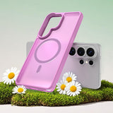Husa pentru Samsung Galaxy S26 Ultra, Techsuit HaloFrost II MagSafe, portocaliu