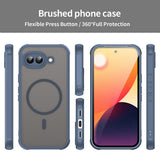 Husa pentru Google Pixel 10a, Techsuit HaloFrost II MagSafe, bleumarin