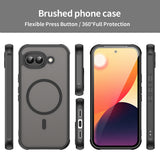 Husa pentru Google Pixel 10a, Techsuit HaloFrost II MagSafe, negru