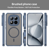 Husa pentru Xiaomi Redmi Note 15 Pro+ 5G, Techsuit HaloFrost II MagSafe, bleumarin