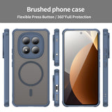 Husa pentru Xiaomi Redmi Note 15 Pro 4G, Techsuit HaloFrost II MagSafe, bleumarin