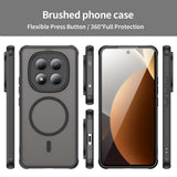 Husa pentru Xiaomi Redmi Note 15 Pro 4G, Techsuit HaloFrost II MagSafe, negru