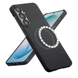 Husa pentru Samsung Galaxy S26 Plus, Techsuit Aramid Fiber MagSafe, negru